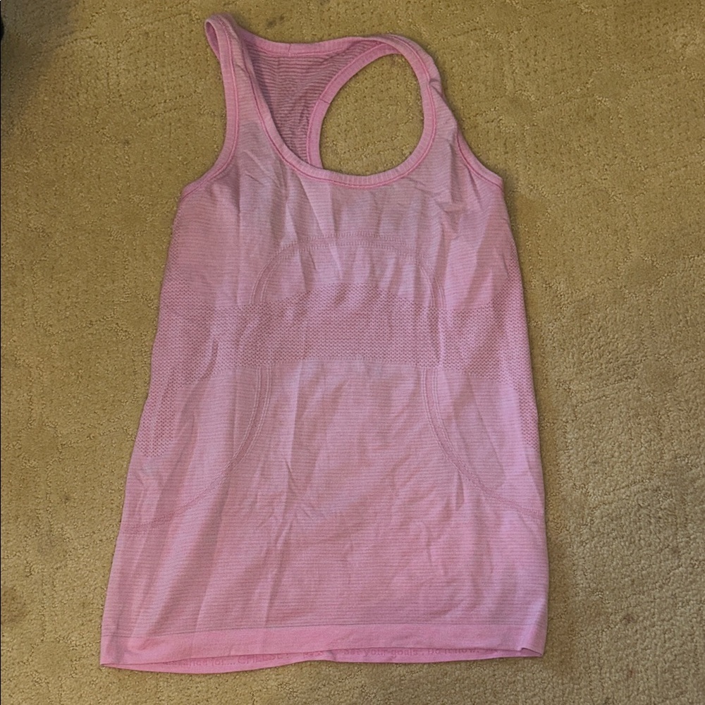 Pink Women's Racerback Tank Top - Lululemon